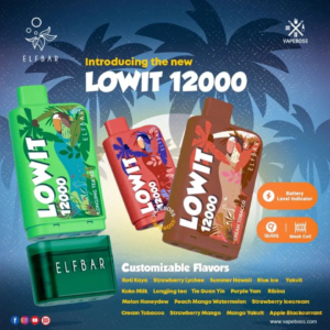 Alternative view of Elf Bar Lowit 12000 Puff POD Cartridge & Device Genuine Stock Buy Now
