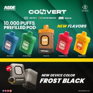 Alternative view of CONVERT 10000 PUFFS PREFILLED POD BY ASDF Genuine Stock Buy Now