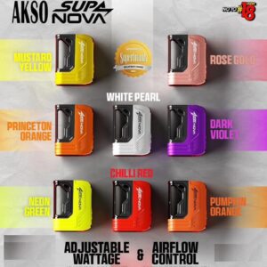 Alternative view of Akso Supa Starter Kit 12000 Puff Akso Supa Pro / Supa Nova Genuine Stock Buy Now