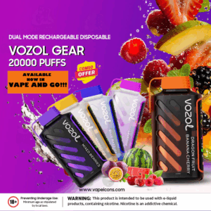 Alternative view of Vozol Gear Power 20k Genuine Stock Buy Now