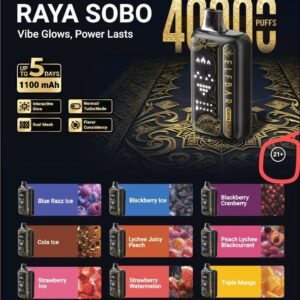 Alternative view of Elfbar Raya Sobo 40k Disposable Genuine Stock Buy Now
