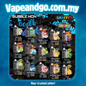 Bubblemon Graffiti V1 35k Disposable Korea No.1 Vape Brand 巴布梦泡泡兽满天星1代 Genuine Stock Buy Now