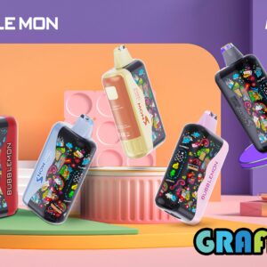 Alternative view of Bubblemon Graffiti V1 35k Disposable Korea No.1 Vape Brand 巴布梦泡泡兽满天星1代 Genuine Stock Buy Now